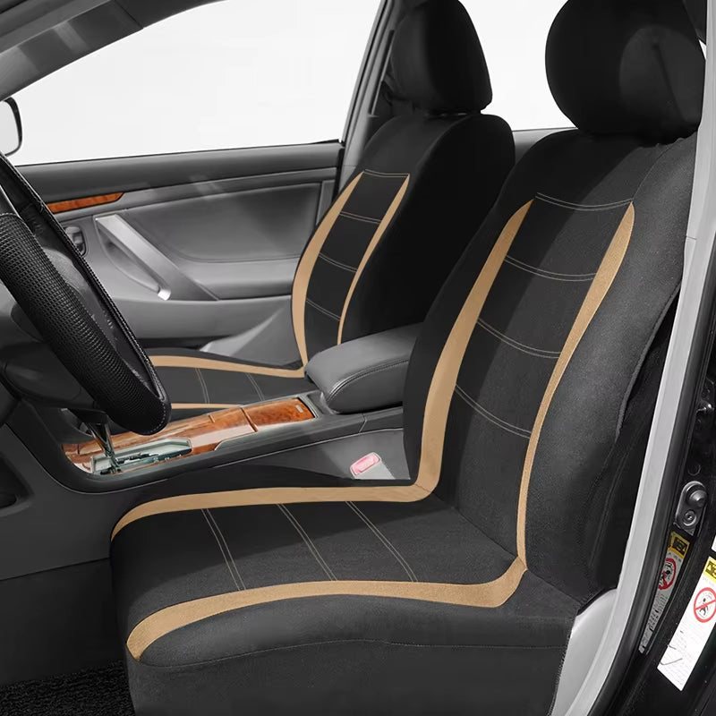 AUTO plus Car Seat Covers Universal Size Fit for Most Car Suv Truck Van Car Accessories Interior Seat Covers for Car Full Set