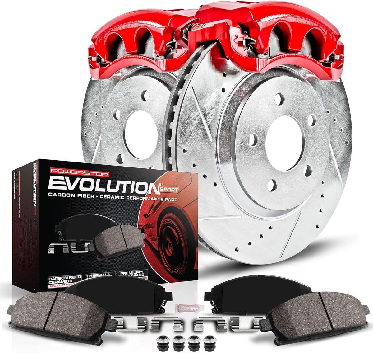 Z23 Performance Brake Pad Rotor Caliper Kit Rear KC3090