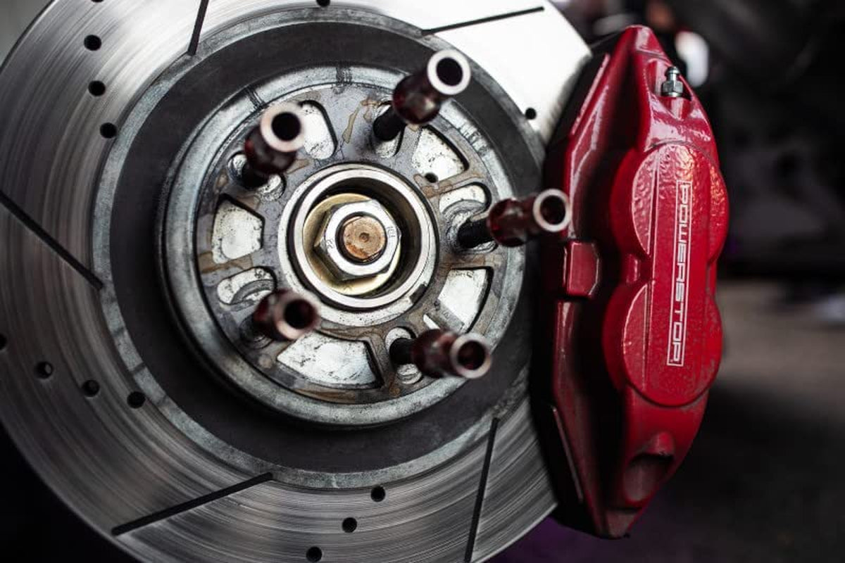 Front Red Powder Coated Brake Caliper Pair for Acura CL 2001-03 |RL 1999-04 |TL 1999-08 |TSX 2004-14 |Honda Accord 2003-12 - High-Temp Brake Caliper Upgrade, S2584