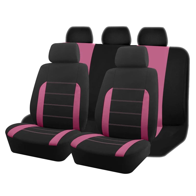 AUTO plus Car Seat Covers Universal Size Fit for Most Car Suv Truck Van Car Accessories Interior Seat Covers for Car Full Set