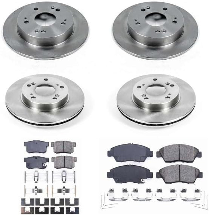 Z17 Replacement Brake Pad & Rotor Kit Front & Rear KOE4276
