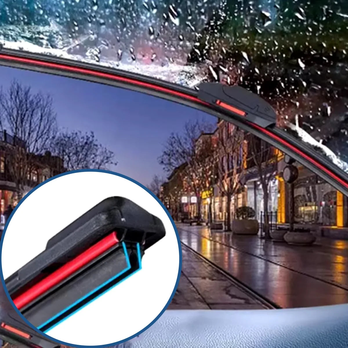 1PC Universal Windshield Wiper J/U Hook 13"14"16"18"19"20"21"22"24"26"28"Automotive Windshield Wiper Blade Car Accessories