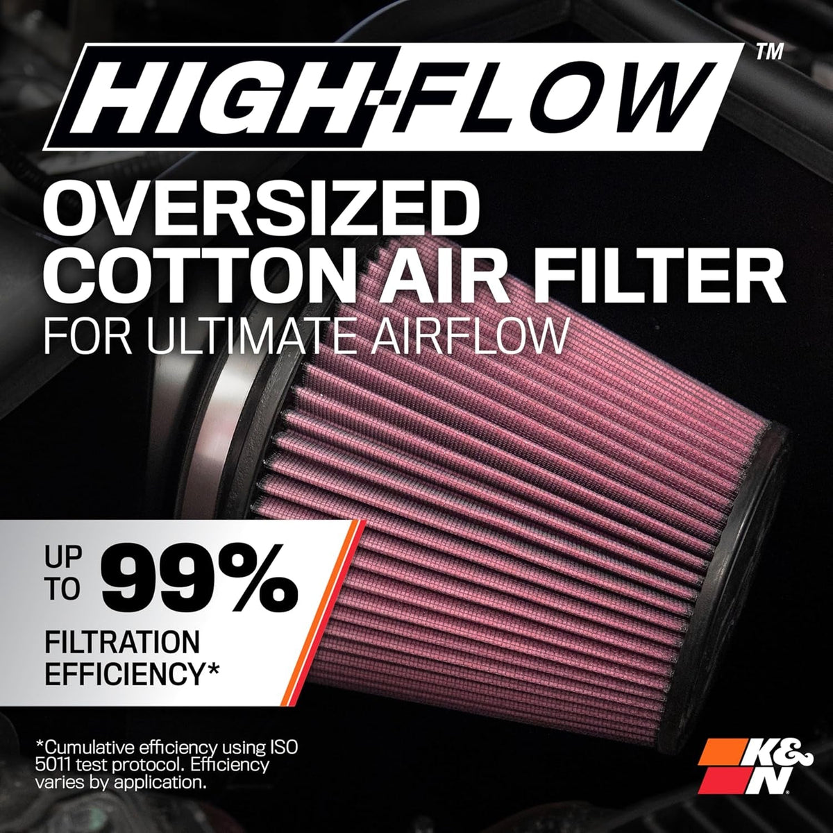 Cold Air Intake System: High-Flow Air Filter, Increase Performance & Towing: Compatible with 2007-2010 Chervlot/Gmc: Silverado 2500 & 3500, Sierra 2500 & 3500, 57-3066