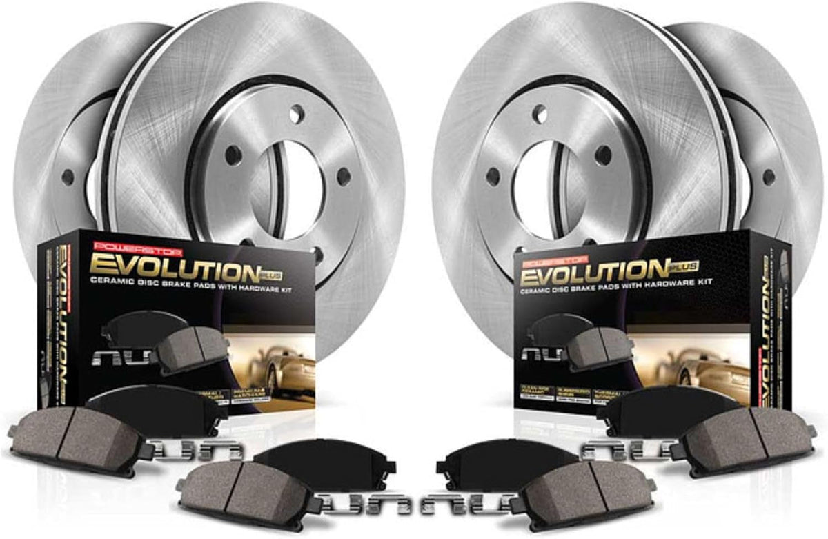 Z17 Replacement Brake Pad & Rotor Kit Front & Rear KOE4276