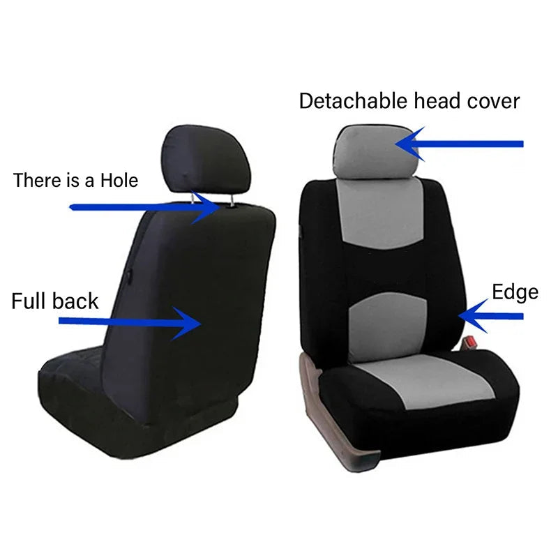 5 Seat Covers Set Front Rear Car Seat Covers Set Automobiles Seat Covers Front Rear Interior Four Seasons