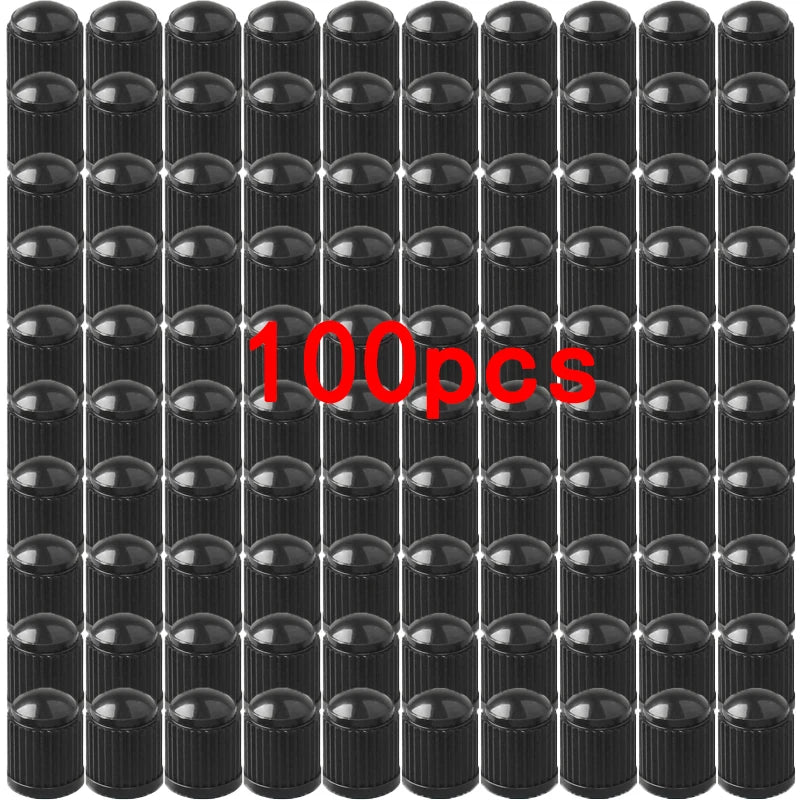 Tire Valve Dust Caps Stem Covers Plastic Car Wheel Tire Valve Tyre Stem Air Caps Auto Bike Bicycle Truck Motorcycle Accessories