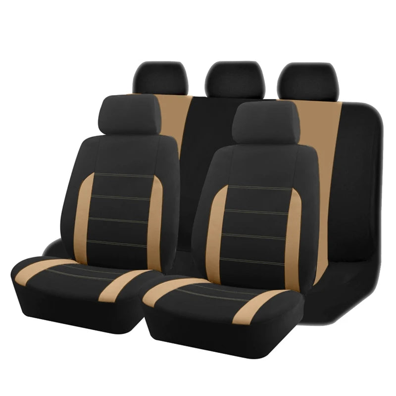 AUTO plus Car Seat Covers Universal Size Fit for Most Car Suv Truck Van Car Accessories Interior Seat Covers for Car Full Set