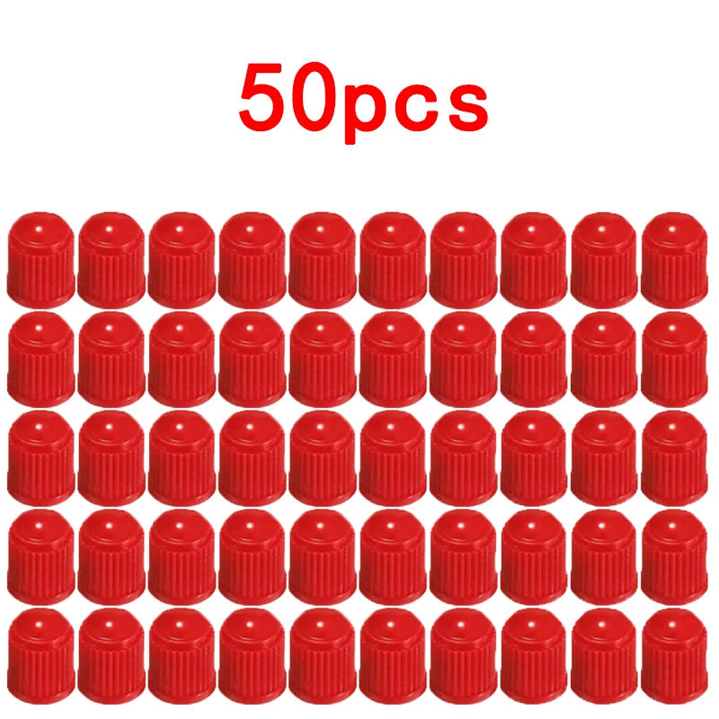Tire Valve Dust Caps Stem Covers Plastic Car Wheel Tire Valve Tyre Stem Air Caps Auto Bike Bicycle Truck Motorcycle Accessories
