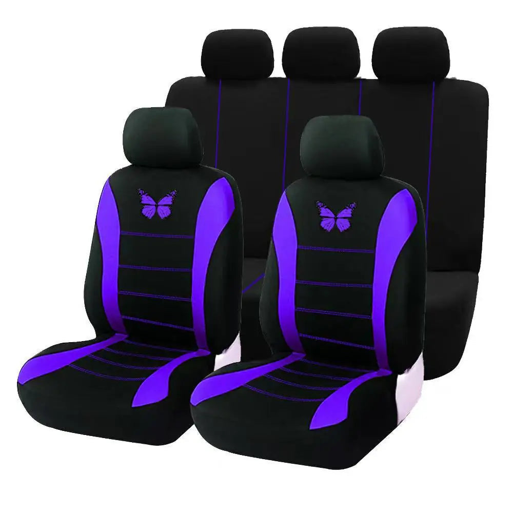 Butterfly Car Seat Covers Universal Car Seat Cover Car Seat Protection Covers Women Car Interior Accessories (9 Colors)